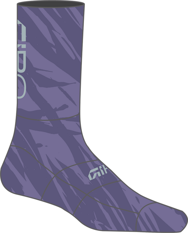 Giro Seasonal Merino Wool Socks - Trench Purple