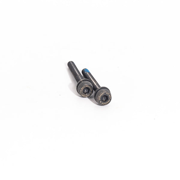 Campagnolo Disc Brake Caliper Flatmount Mounting Bolts 44mm, 35mm - 39mm Rear Thickness Black - 2 Pack