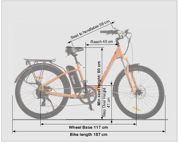 Evinci TUI Step-Through E-Bike (468W BATTERY)