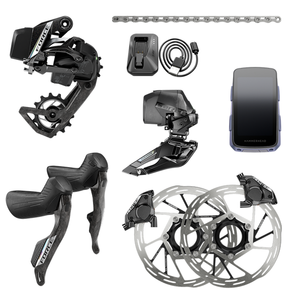 SRAM Force AXS 2X Groupset with Hammerhead
