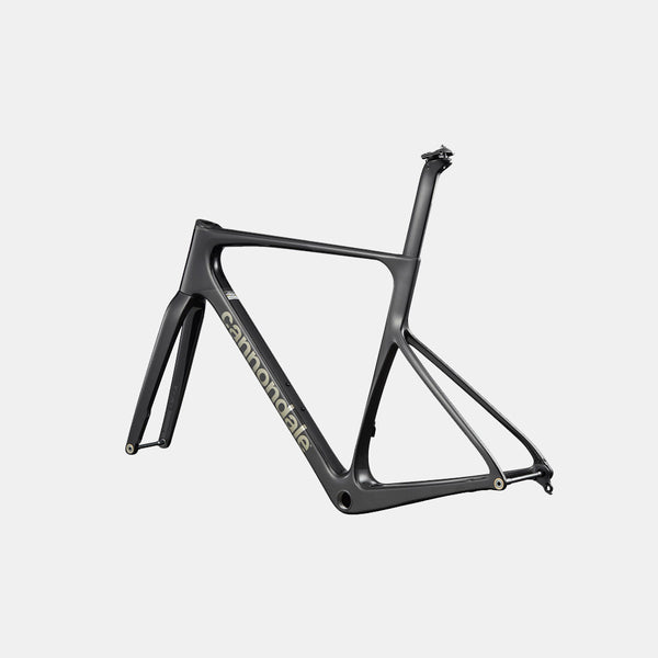 Cannondale SuperSix EVO Hi-MOD Gen 5 Frameset Jet Black W/ Raw Carbon and Smoked Chrome